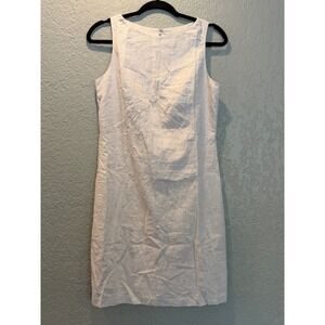 NWT Banana Republic Linen Blend Sleeveless Sheath Dress - XS Tall NWT Neutral